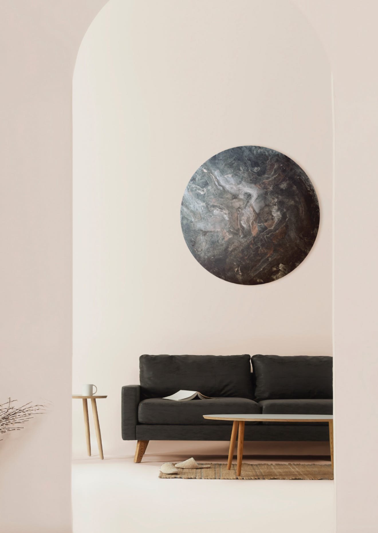 COLLECTION MONDES tableau Plutarque dans décor