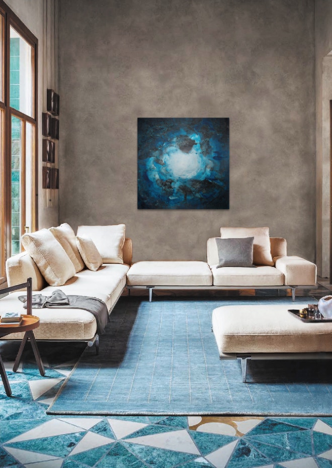 COLLECTION PRIMAS Tableau AQUA PRIMA dans décor