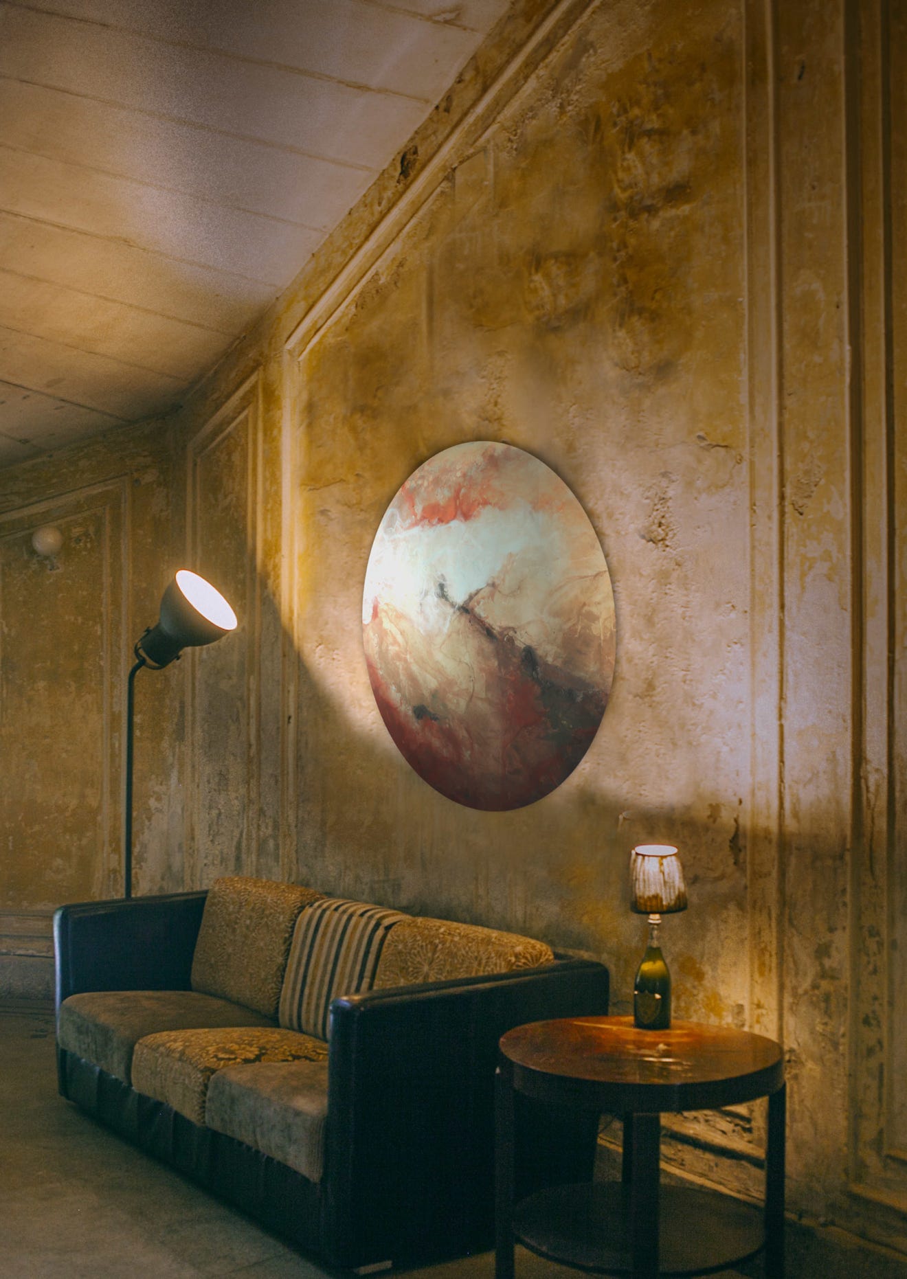 COLLECTION MONDES tableau XINIIAN dans décor